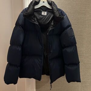 Tory Sport navy down puffer jacket